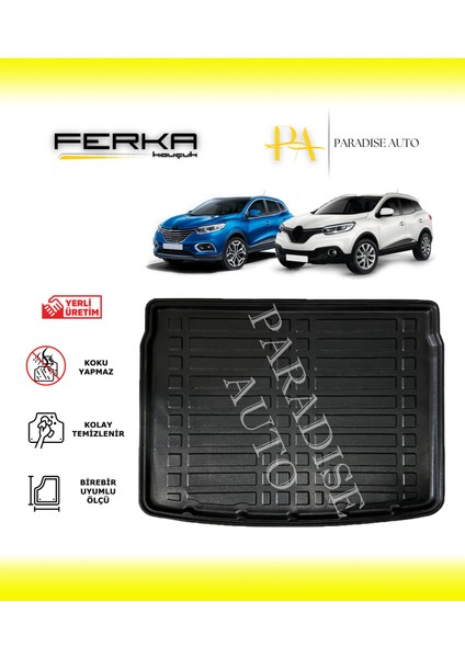 Renault Kadjar 2015 ve Üstü Bagaj Havuzu