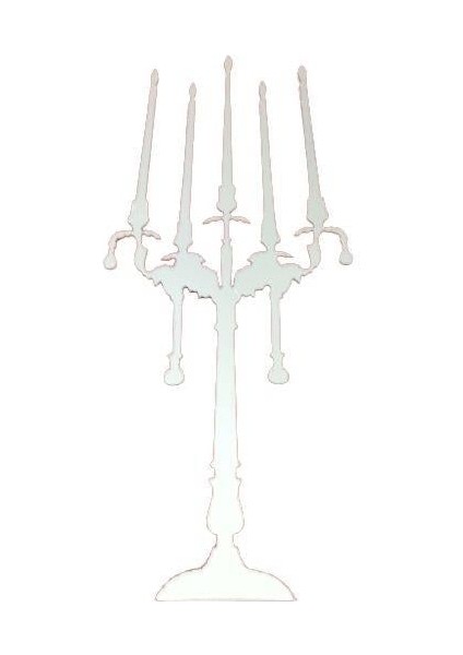 2 Adet Defter Sticker,laptop Sticker Aynalı Şamdan Şekilli 35X20X0,6CM fırsatları