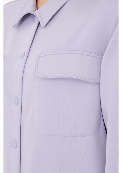 Kadın Lila Gömlek Örme 50292455-VR034