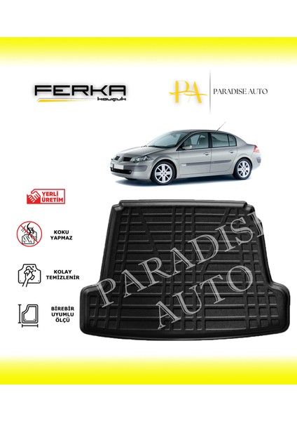 Renault Megane 2 Sedan 2004-2009 Bagaj Havuzu