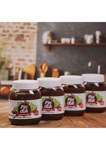 4 Adet 700 gr Parçacıklı Kakaolu Fındık Kreması