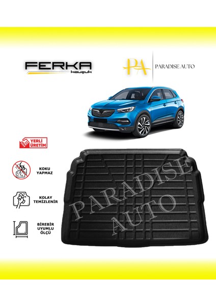 Opel Grandland x Alt Kademe 2017 ve Üstü Bagaj Havuzu
