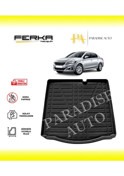 Peugeot 301 Sedan 2012 ve Üstü Bagaj Havuzu