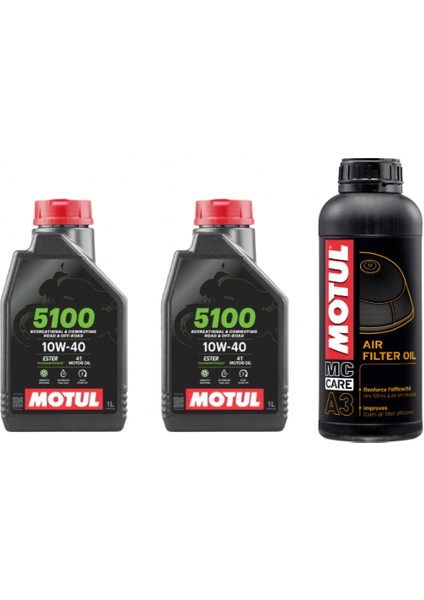 5100 10W40 - Hava Filtresi Yağı Seti