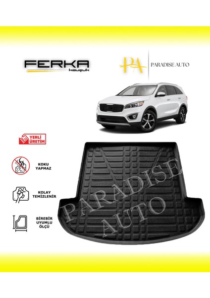 Kia Sorento 2016 ve Üstü Bagaj Havuzu