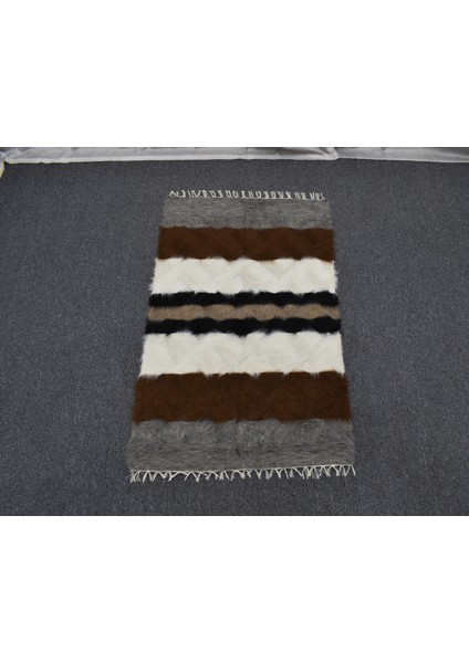 Yeni El Dokuma Renkli Tiftik Yün Siirt Kilimi 6331 indirimleri