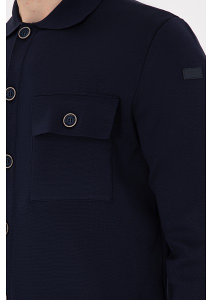 Erkek Lacivert Hırka (Triko) 50294169-VR033