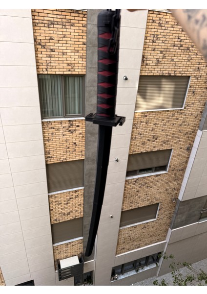 Ichigo Bleach Katlanabilir Siyah Zincirli Katana 3D Baskı Özel Açılabilir-Kapanabilir Katana Kılıç fırsatları