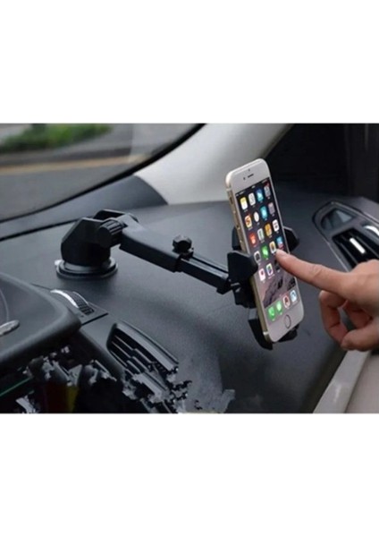 Telefon Tutucu Araç Içi Uzayan Ayarlanabilir Cam ve Torpido Vantuzlu fiyatları
