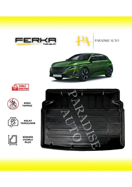 Peugeot 308 Hatchback 2022 ve Üstü Bagaj Havuzu