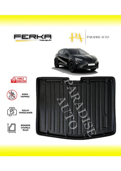 Renault Captur Alt Kademe 2020 ve Üstü Bagaj Havuzu