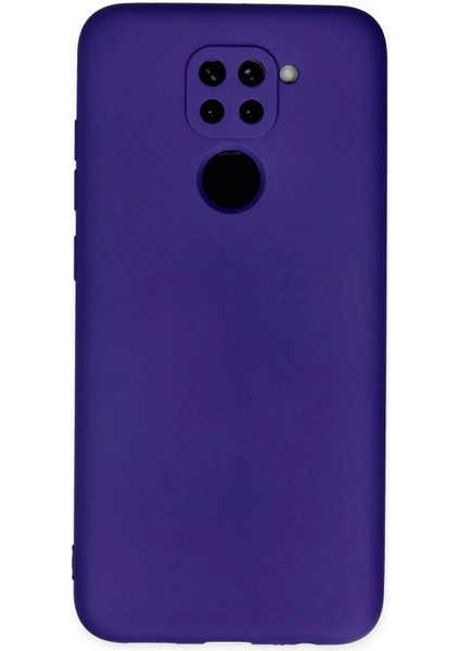 Newface Xiaomi Redmi Note 9 Kılıf Nano Içi Kadife Silikon - Mor