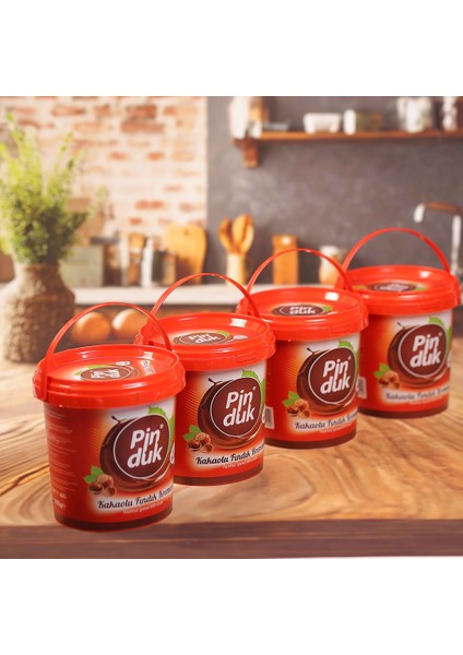 4 Adet 900 gr Kakaolu Fındık Kreması