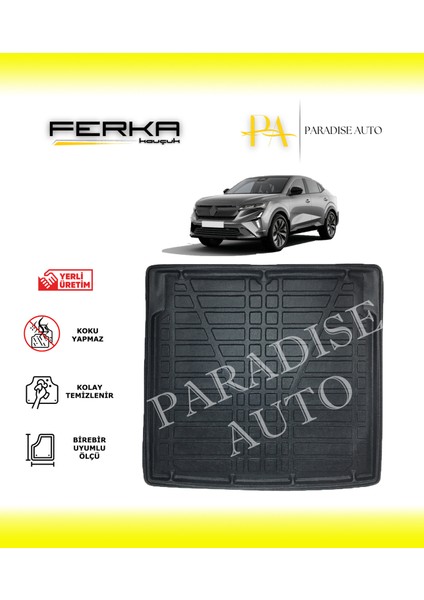 Renault Rafale E-Tech 2024 ve Üstü Bagaj Havuzu