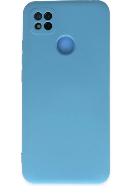 Newface Xiaomi Redmi 9c Kılıf Nano Içi Kadife Silikon - Mavi