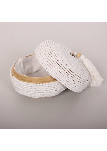 Mylamp Bali Boncuklu Bambu Saklama Kutusu 16X10 cm fiyatları