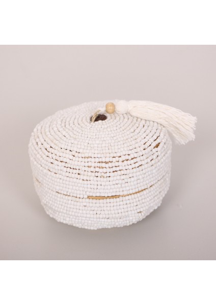 Mylamp Bali Boncuklu Bambu Saklama Kutusu 16X10 cm fırsatları