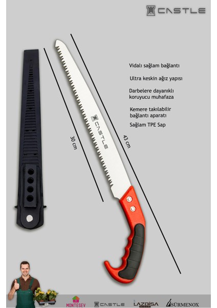 LZ-K20 Budama Makası Budama Testeresi ve Aşı Çakısı Bıçağı Bahçe Seti 3'lü Set fırsatları