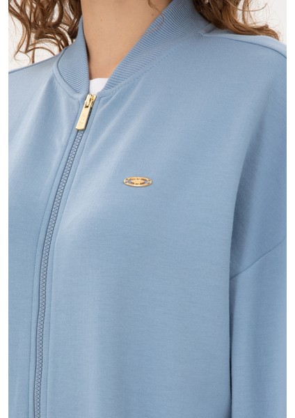 Kadın Açık Mavi Sweatshirt 50299000-VR003