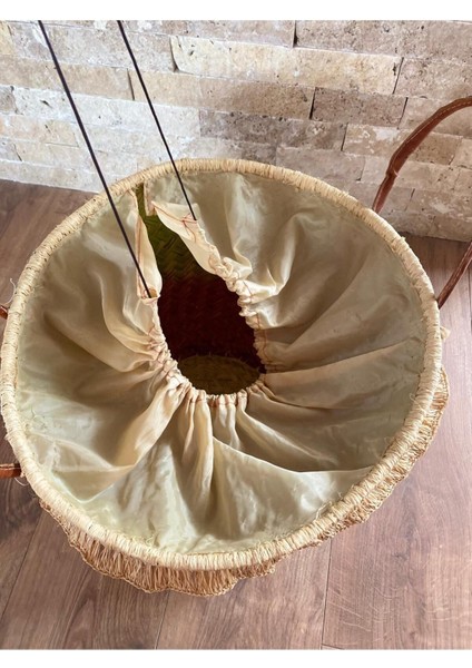 Endonezya Dan Doğal Hasır El Yapımı Bohem Sepet Plaj Çantası