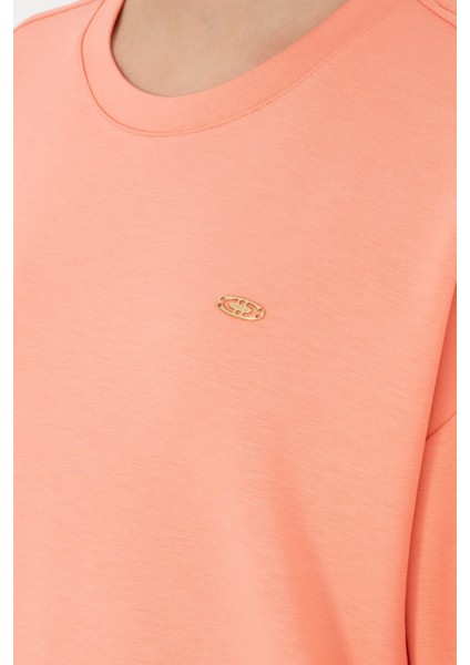 Kadın Somon Sweatshirt 50297369-VR047