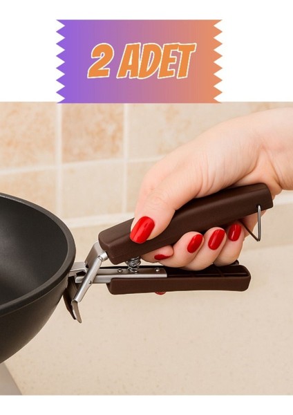 Isıya Dayanıklı Tencere ve Tava Tutucu (2'li Set) – Çıkarılabilir Klipsli ve Kolay Kullanım fiyatları