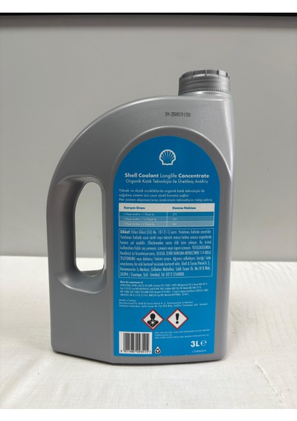 Coolant Longlife M Concentrate Antifiriz (Üretim Tarihi 2025) modelleri