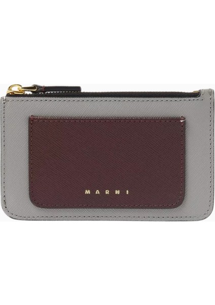 Colour-Block Deri Kartlık