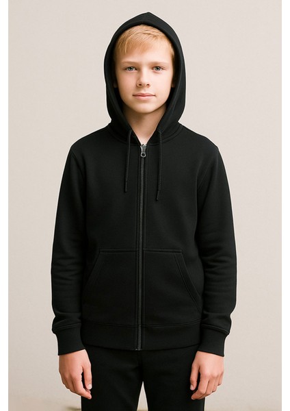 Erkek Çocuk Hırka Kapüşonlu