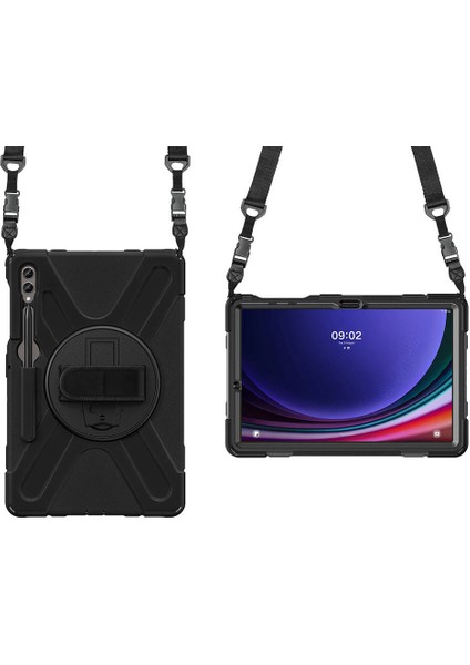 Samsung Tab S10 Fe Plus 13,1 Inch Uyumlu Tank Military Defender Askılı Zırh Kılıf modelleri