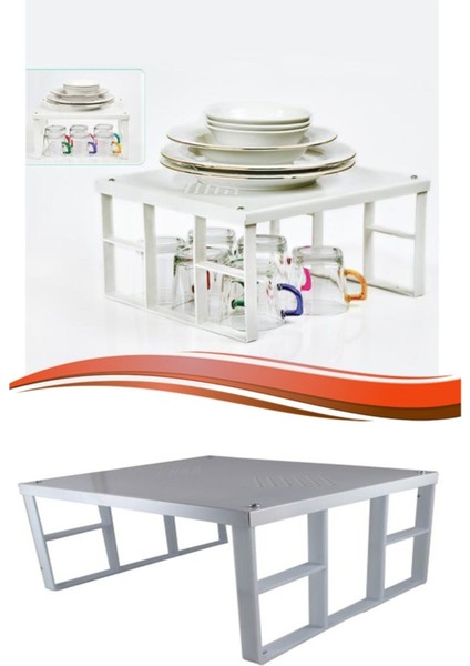 Bej Dolap Içi Düzenleyici ve Organizer, Mutfak ve Banyo Raf Aparatı fiyatları