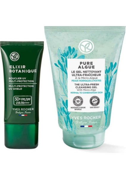 Kuru Ciltlere Özel Yüksek Güneş Korumalı Günlük Rutin Seti - Vegan