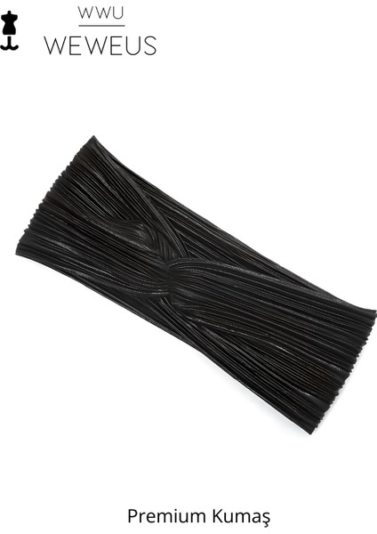 Parlak Siyah Renk Premium Kadın Saç Bandı indirimleri