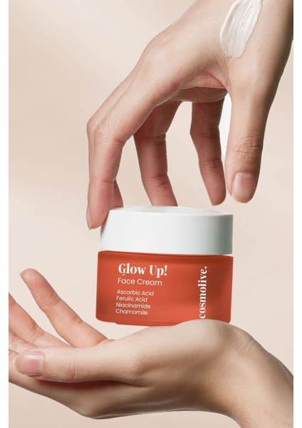 Aydınlatıcı Yüz Kremi Askorbik Asit Ferulic Asit Niasinamid Nemlendirme fırsatları