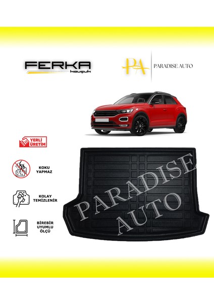 Volkswagen T-Roc Üst Kademe 2019 ve Üstü Bagaj Havuzu