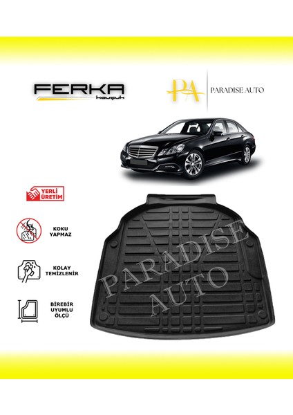 Mercedes-Benz E Serisi W212 Plastik Setli 2010-2015 Bagaj Havuzu