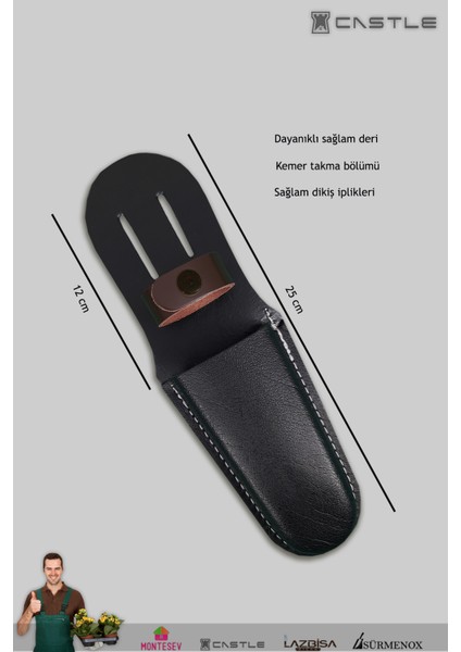 Lz-K8 Budama Makası Bağ Makası ve Deri Kılıfı 2 Li Set fırsatları