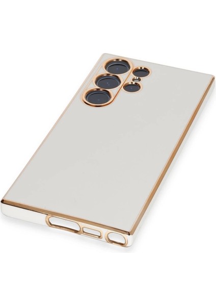 Newface Samsung Galaxy S23 Ultra Kılıf Volet Silikon - Beyaz modelleri
