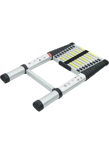 Teleskopik Alüminyum Merdiven 2.6m | 150 kg | EN131 Sertifikalı | Sürgülü Uzayan Merdiven fiyatları