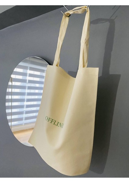 Offline Tote Bag Bez Çanta
