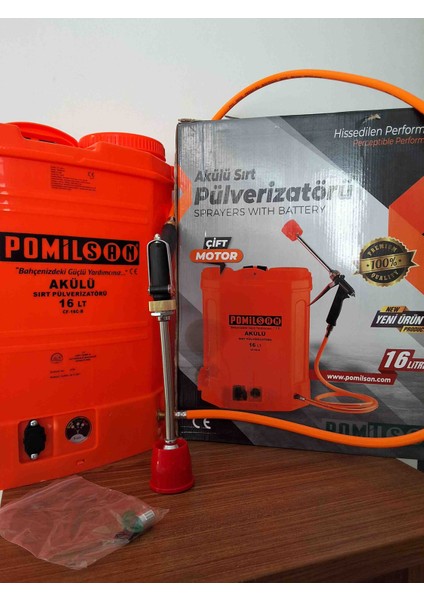 16 Litre Çift Motor Sırt Pompası