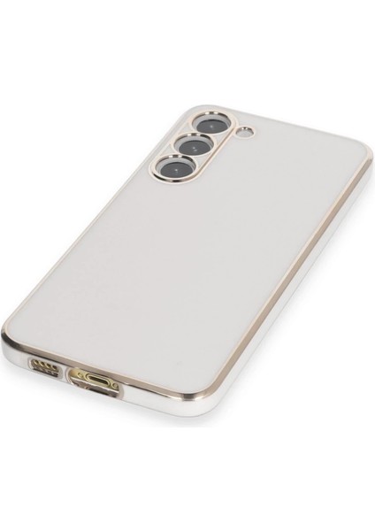 Newface Samsung Galaxy S23 Plus Kılıf Volet Silikon - Beyaz fırsatları