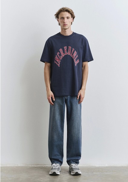 Baskılı Lacivert Tişört 0612882-89353 fiyatları