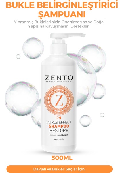 P9 Curls Effect Bukle Belirginleştirme Etkili Saç Bakım Şampuanı 500 ml fiyatları