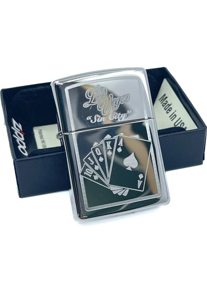 Vegas Sin City Royal Flush Dizayn Çakmak fırsatları