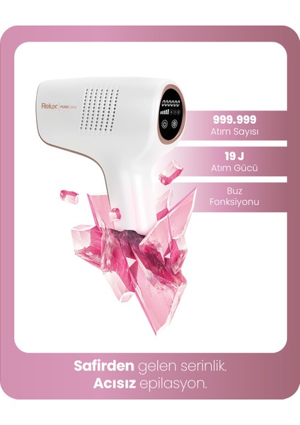 IPL9650 Sapphirecool Purecare 1.000.000 Atım Ipl Lazer Epilasyon Cihazı