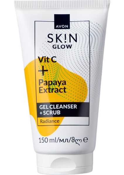 Sk!n Işıltılı Görünüm Veren Jel Temizleyici + Scrub 150 Ml.