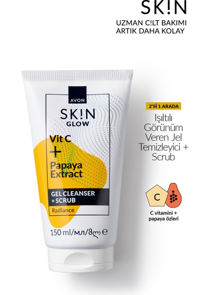Sk!n Işıltılı Görünüm Veren Jel Temizleyici + Scrub 150 Ml. fiyatları