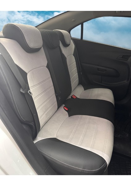 Chevrolet aveo Araca Özel Oto Koltuk Kılıfı - Alkantara ve Deri modelleri