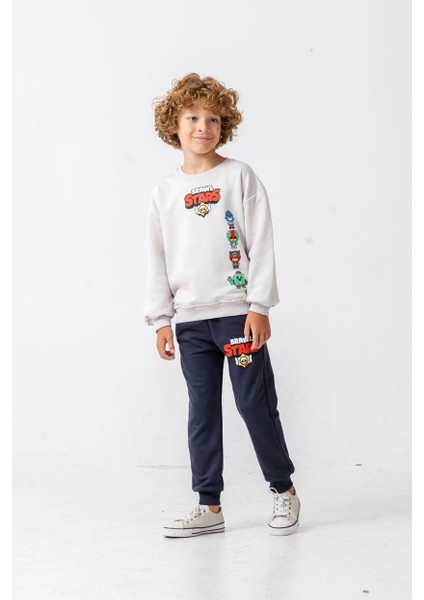 Erkek Braw Stars Baskılı Eşofman Takımı